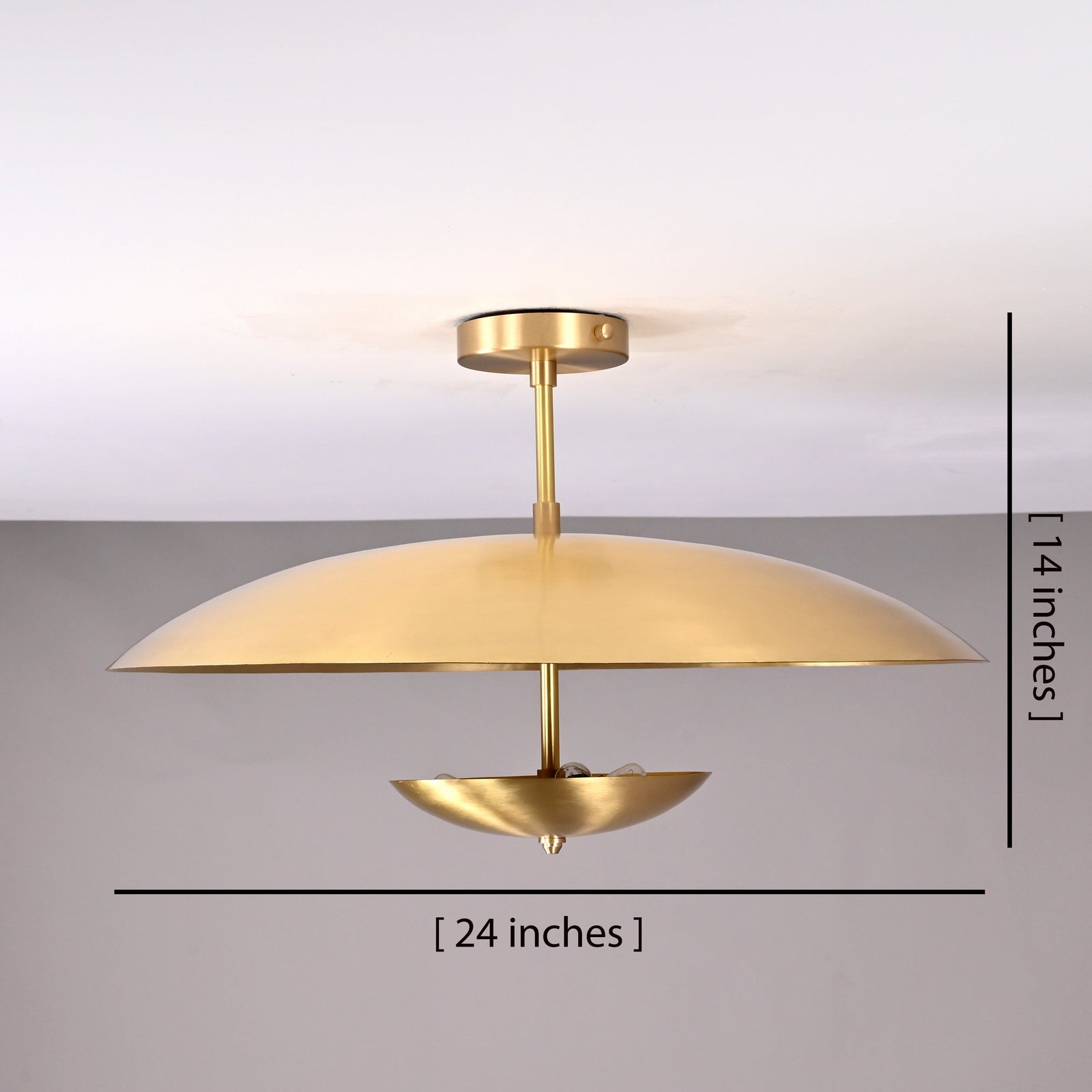 Size guide for Stockholm Discus - Uplifting Chandelier - 3 Lights - 32487
