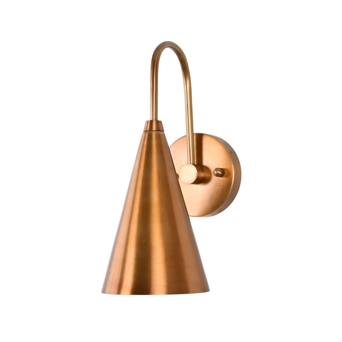 Size guide for Customizable Cone Wall Sconce – Mid Century Bedside Reading Light Fixture - Model 32984