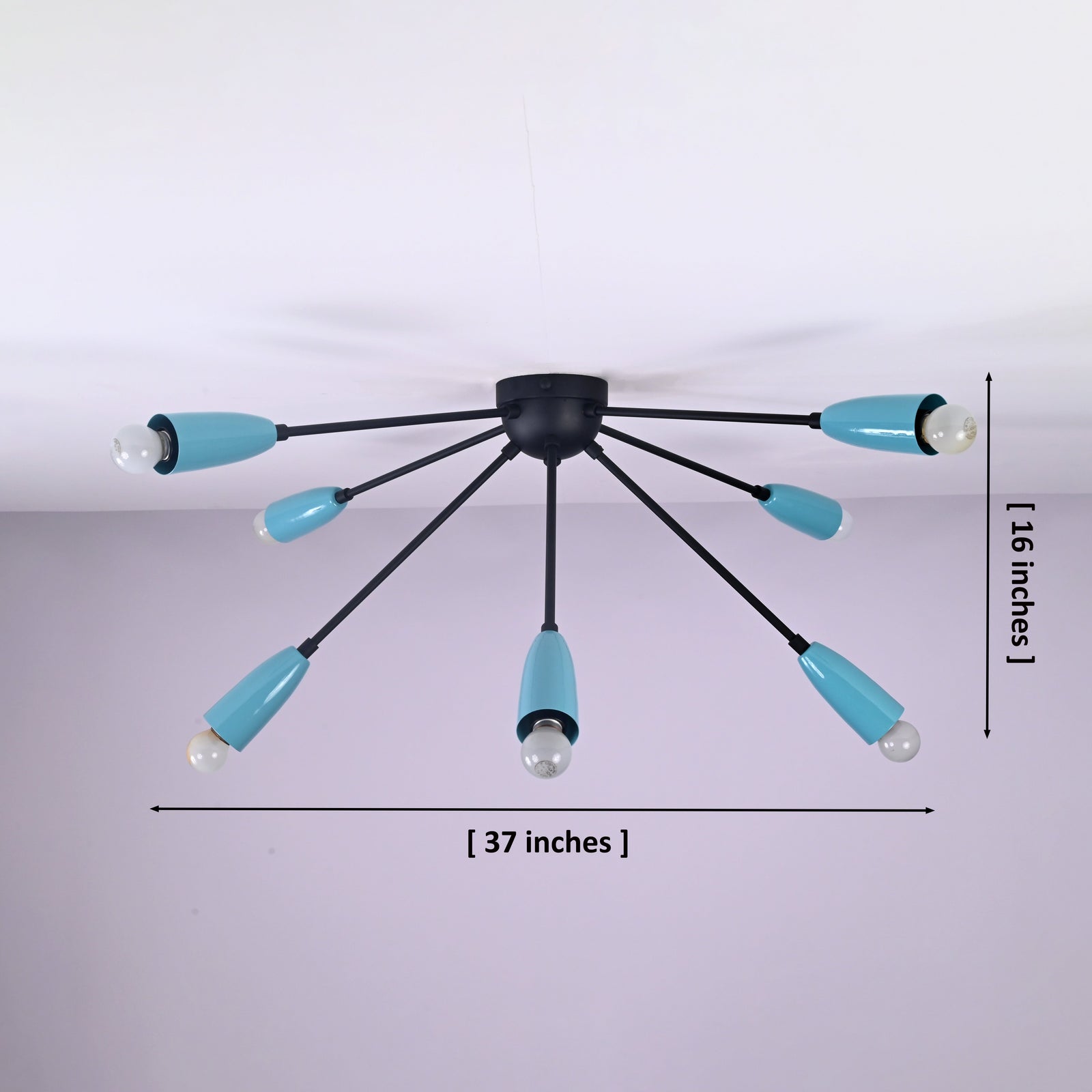 Size guide for Rome Nova - Chandelier - 8 Lights - 33140