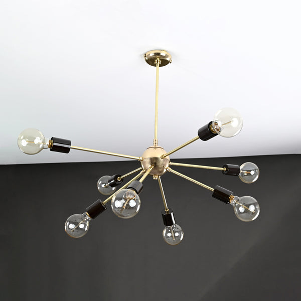 Cairo Nova - Brass Chandelier - 8 Lights - 32163
