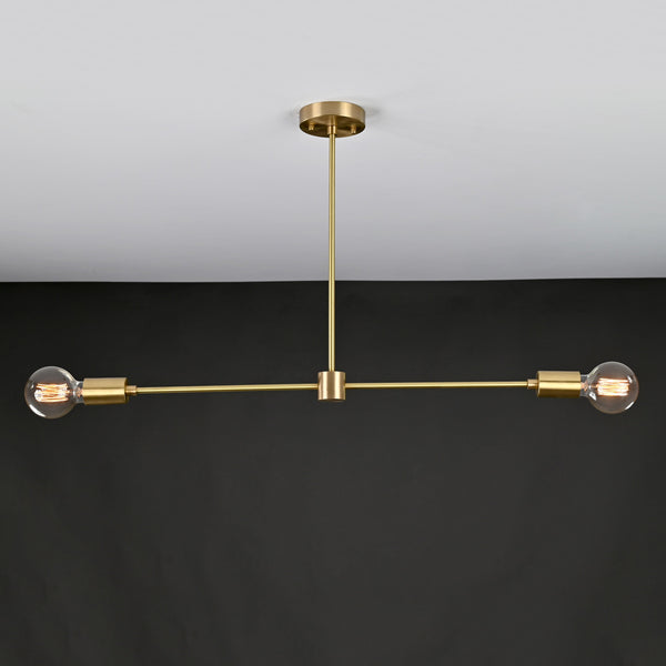 Cairo Line Mid-century Chandelier - 2 Lights - 32170