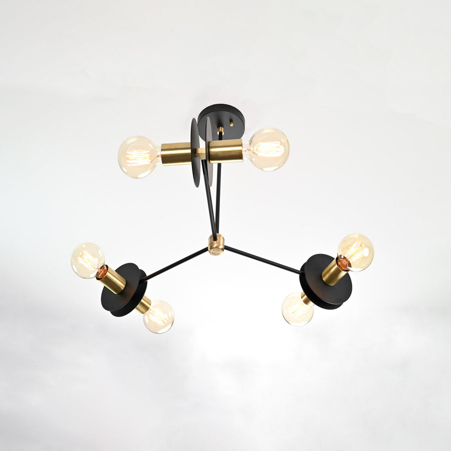 Vienna Beacon - Brass Chandelier - 6 Lights - 32187