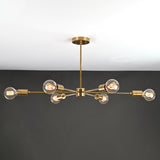 Tokyo Vector - Brass Chandelier - 6 Lights - 32191