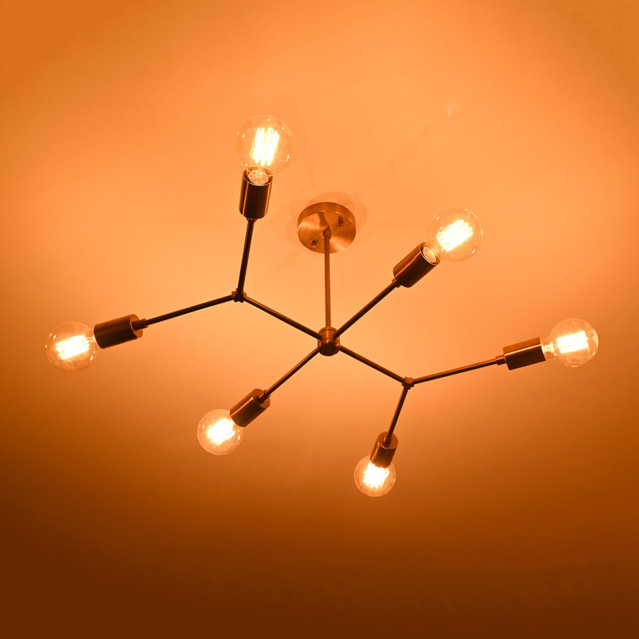 Lisbon Linea - Pendant Chandelier - 6 Lights - 32200