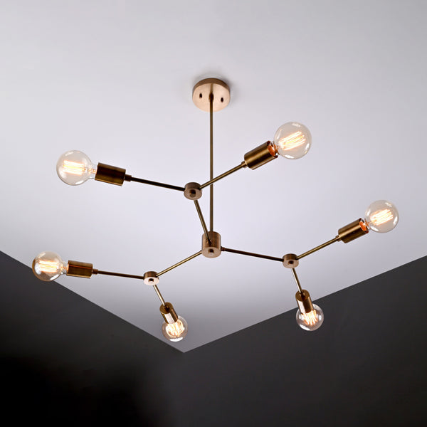 Lisbon Vector - Ceiling Chandelier - 6 Lights - 32214