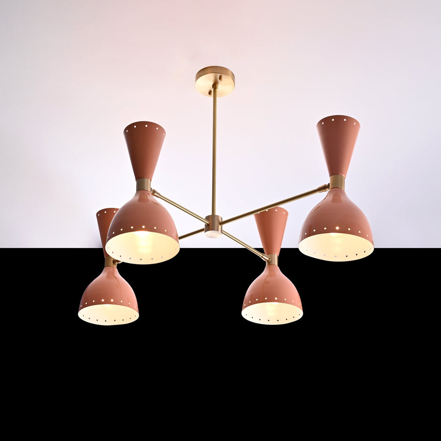 Oslo Pivot - Diabolo Ceiling Chandelier - 8 Lights - 32225