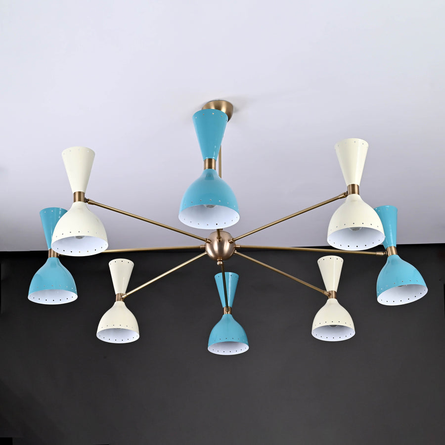 Copenhagen Pivot - Diabolo Chandelier - 16 Lights - 32226