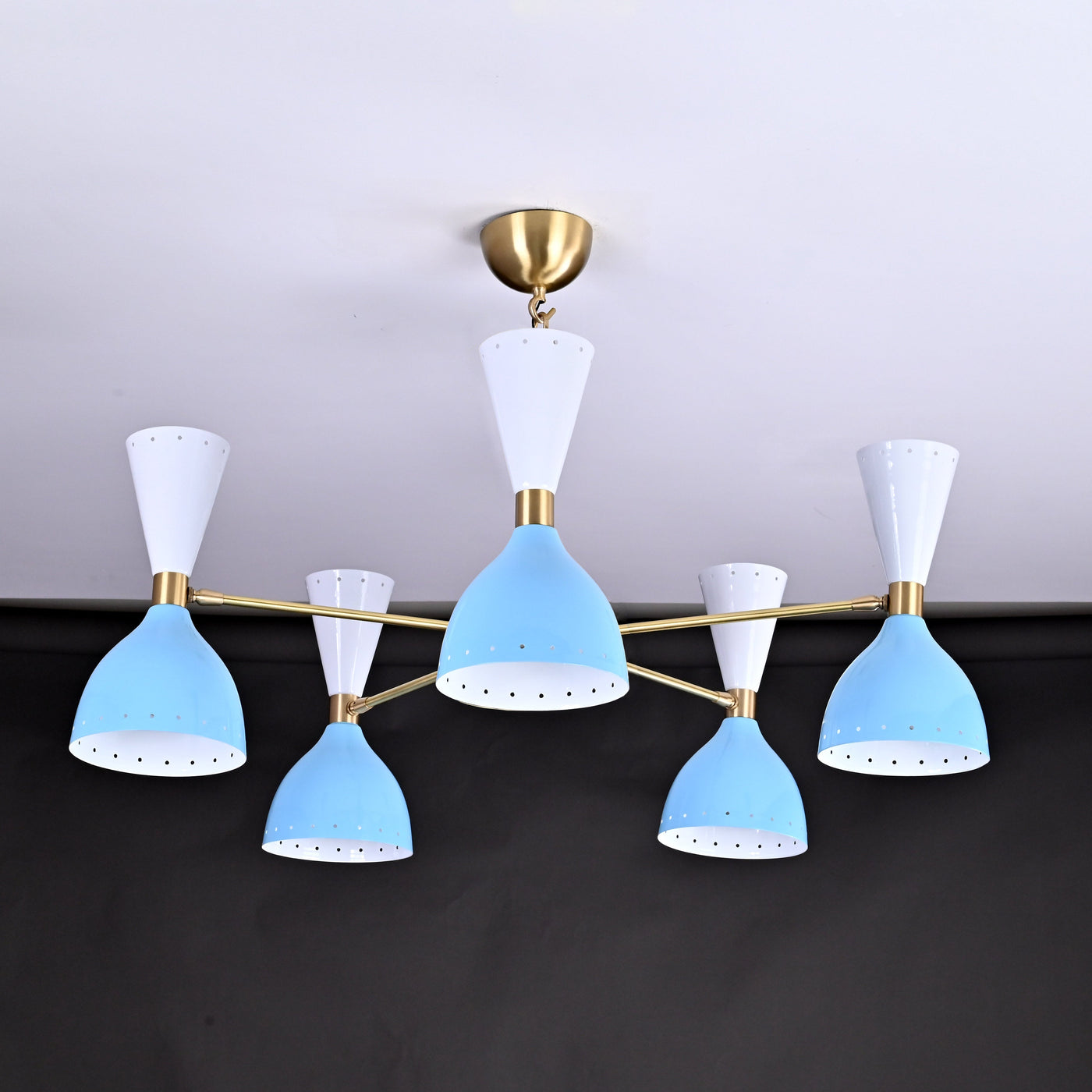 Zurich Pivot - Diabolo Pendant Chandelier - 10 Lights - 32228