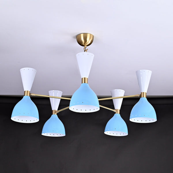 Zurich Pivot - Diabolo Pendant Chandelier - 10 Lights - 32228