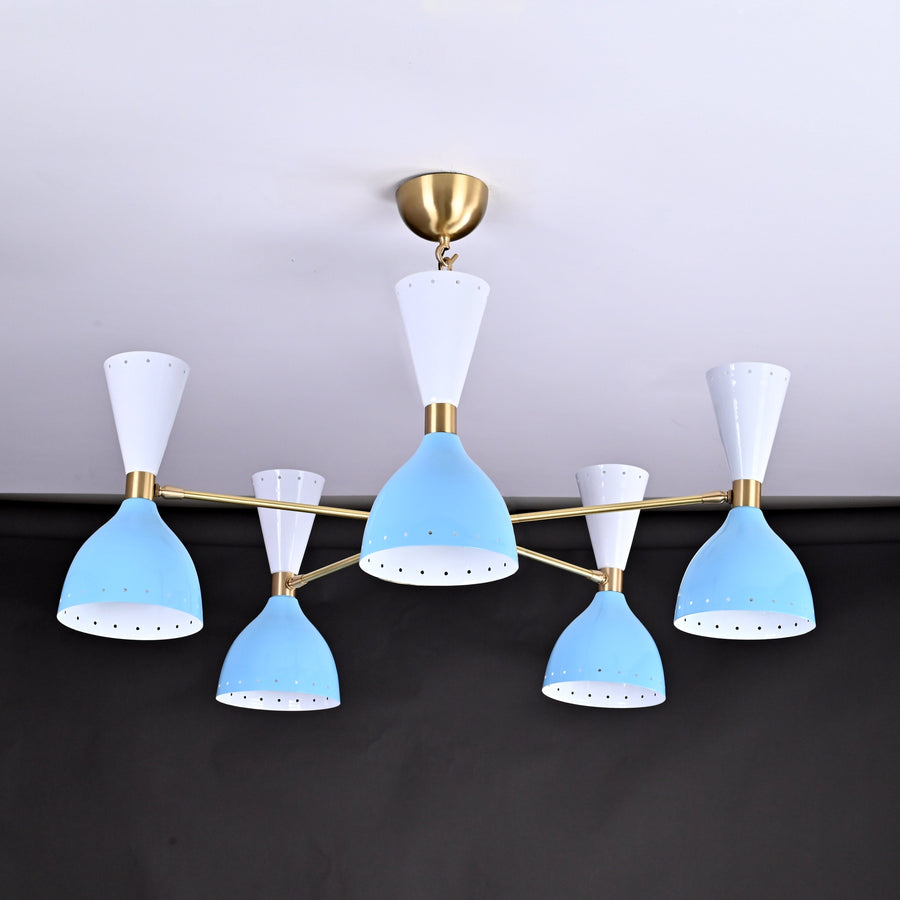 Zurich Pivot - Diabolo Pendant Chandelier - 10 Lights - 32228
