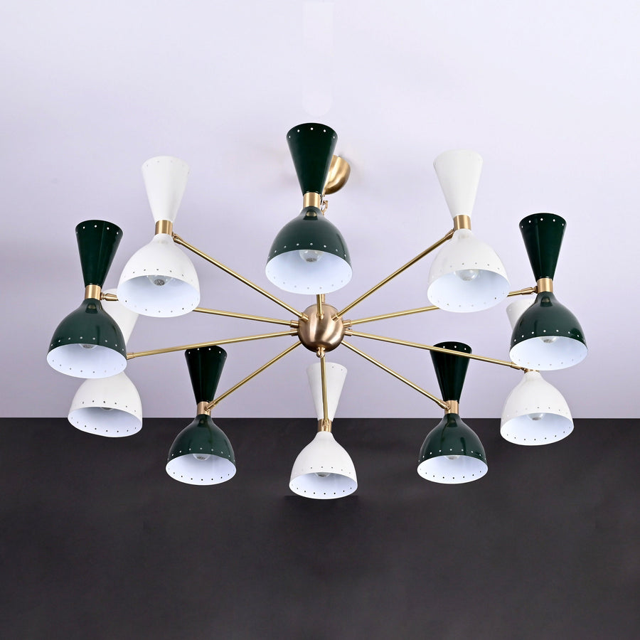 Tokyo Pivot - Diabolo Chandelier - 20 Lights - 32229