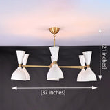 Stockholm Pivot - Diabolo Pendant Chandelier - 12 Lights - 32233