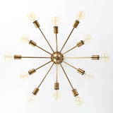 Milan Nova - Flush Mount Ceiling Chandelier - 12 Lights - 32152
