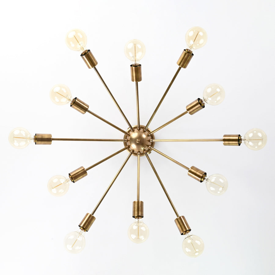 Milan Nova - Flush Mount Ceiling Chandelier - 12 Lights - 32152
