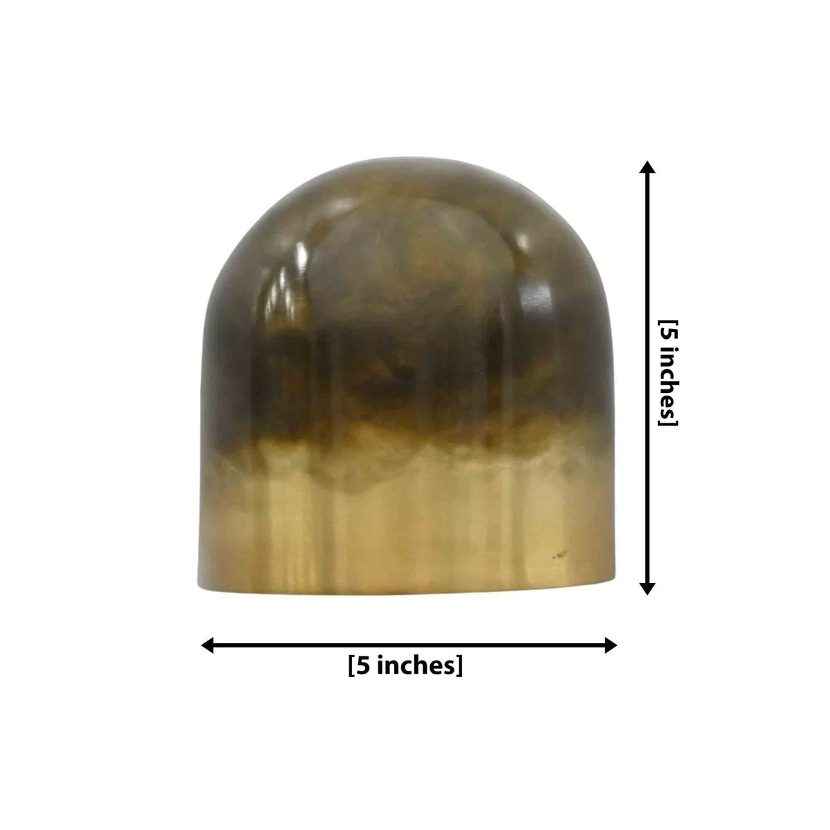 Prague Dual Patina Brass Wall Sconce – Compact Dome Downlight 72261