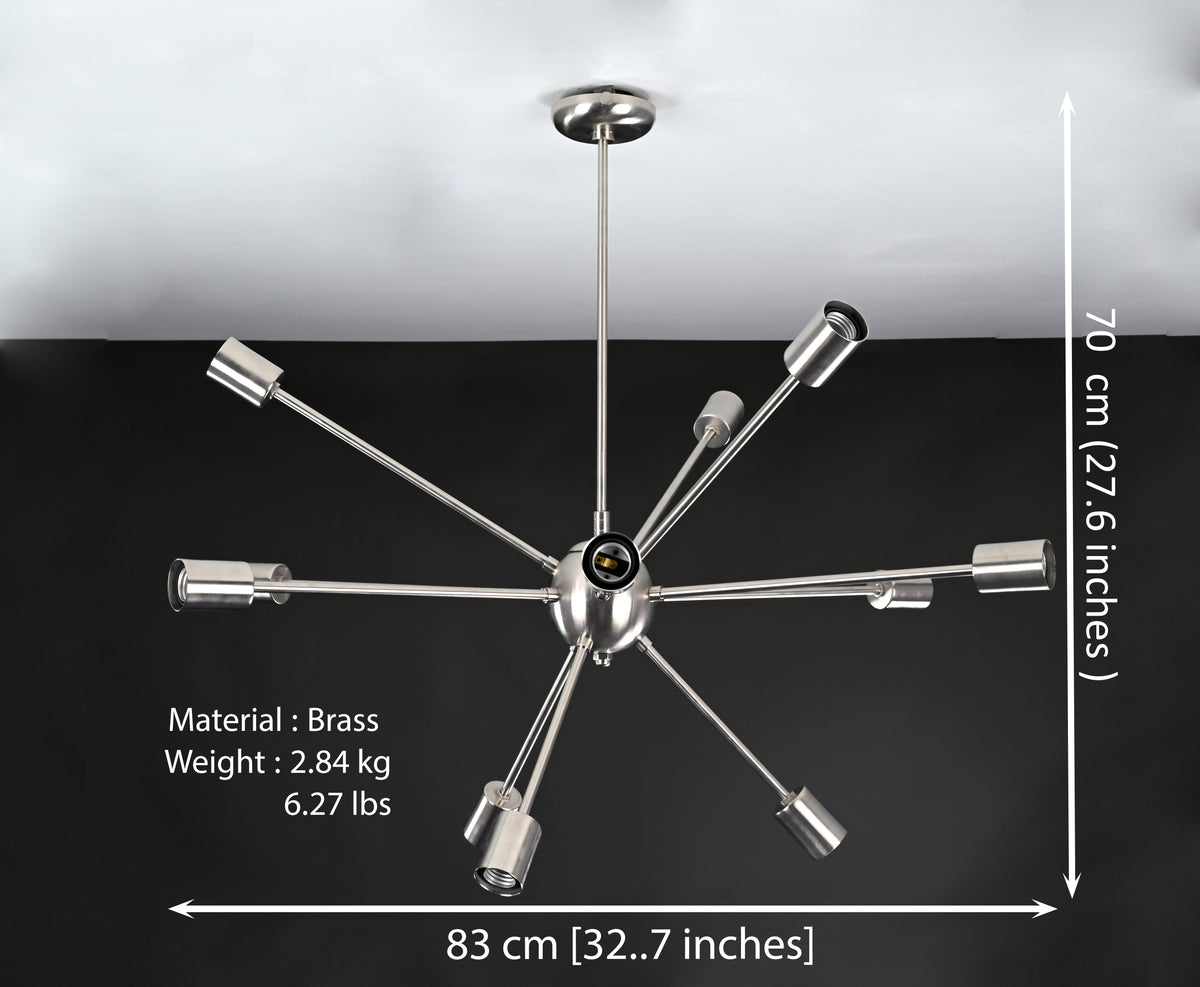Havana Nova Mid-century Chandelier - 12 Lights - 32153