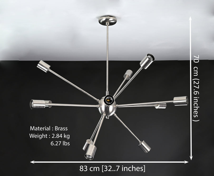 Havana Nova Mid-century Chandelier - 12 Lights - 32153