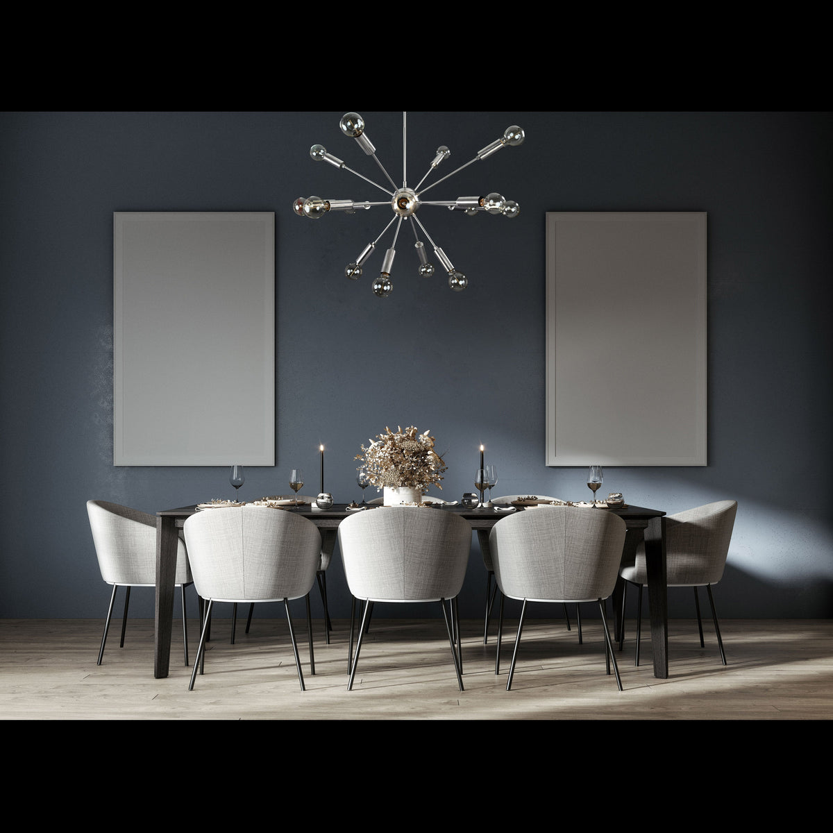 Copenhagen Nova - Brass Chandelier - 16 Lights - 32156