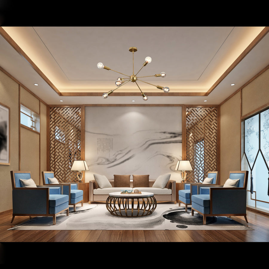 Zurich Nova - Chandelier - 8 Lights - 32167