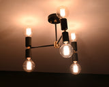 Prague Beacon - Brass Chandelier - 6 Lights - 32181