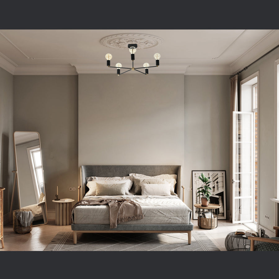 Athens Beacon - Ceiling Chandelier - 5 Lights - 32184