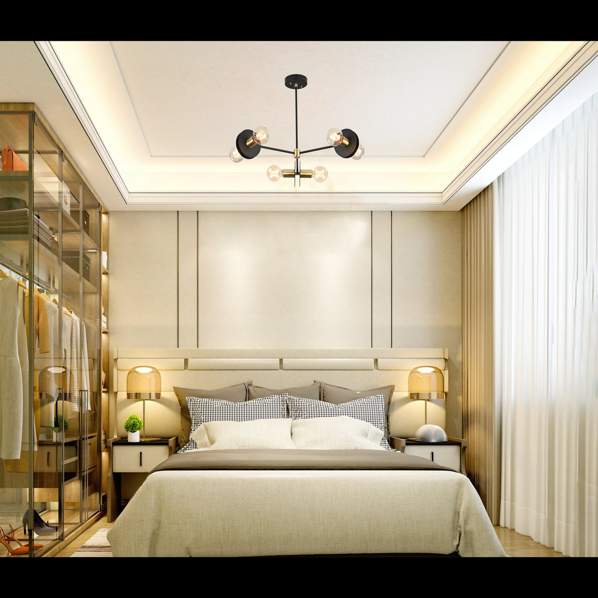 Vienna Beacon - Brass Chandelier - 6 Lights - 32187