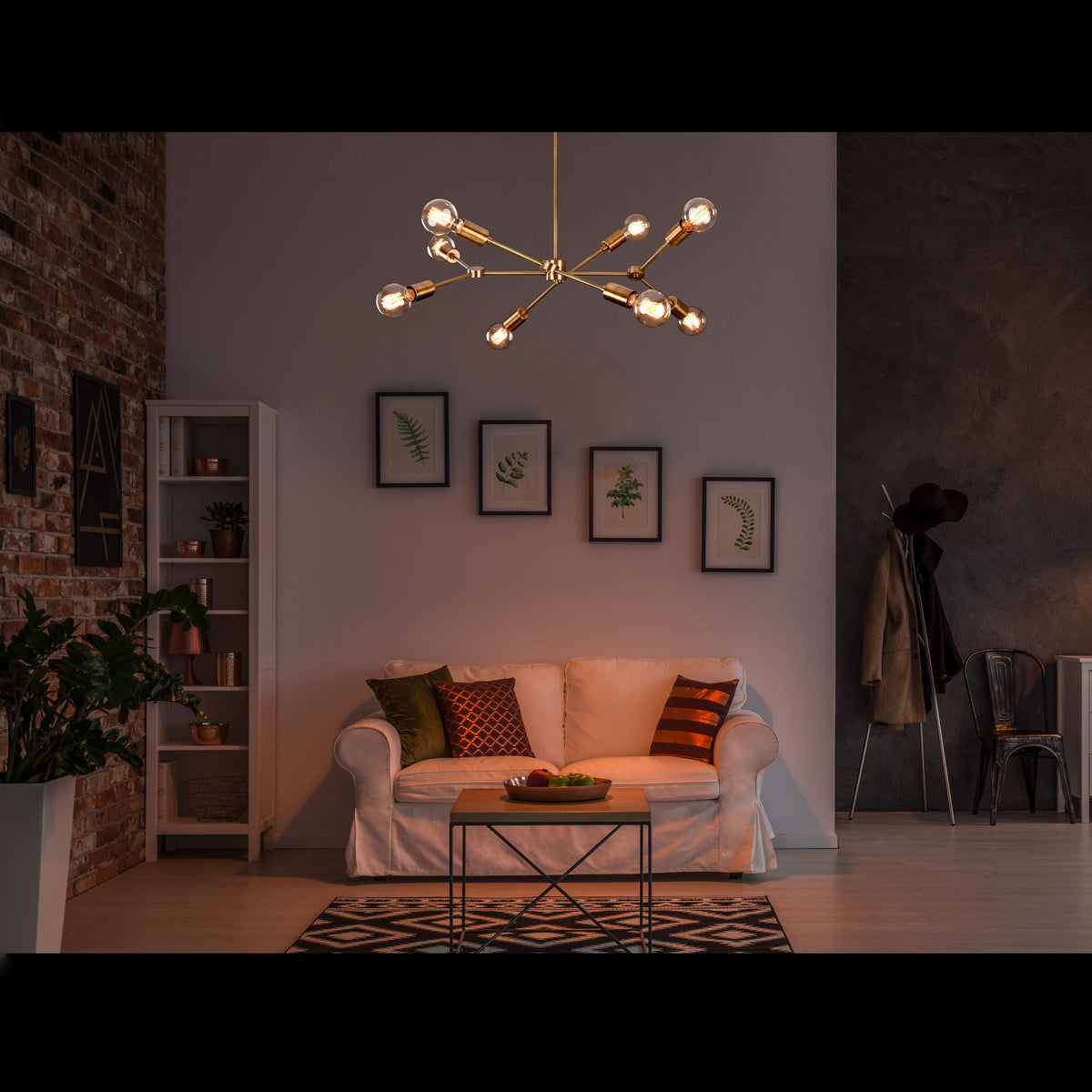 Oslo Beacon - Ceiling Chandelier - 8 Lights - 32211