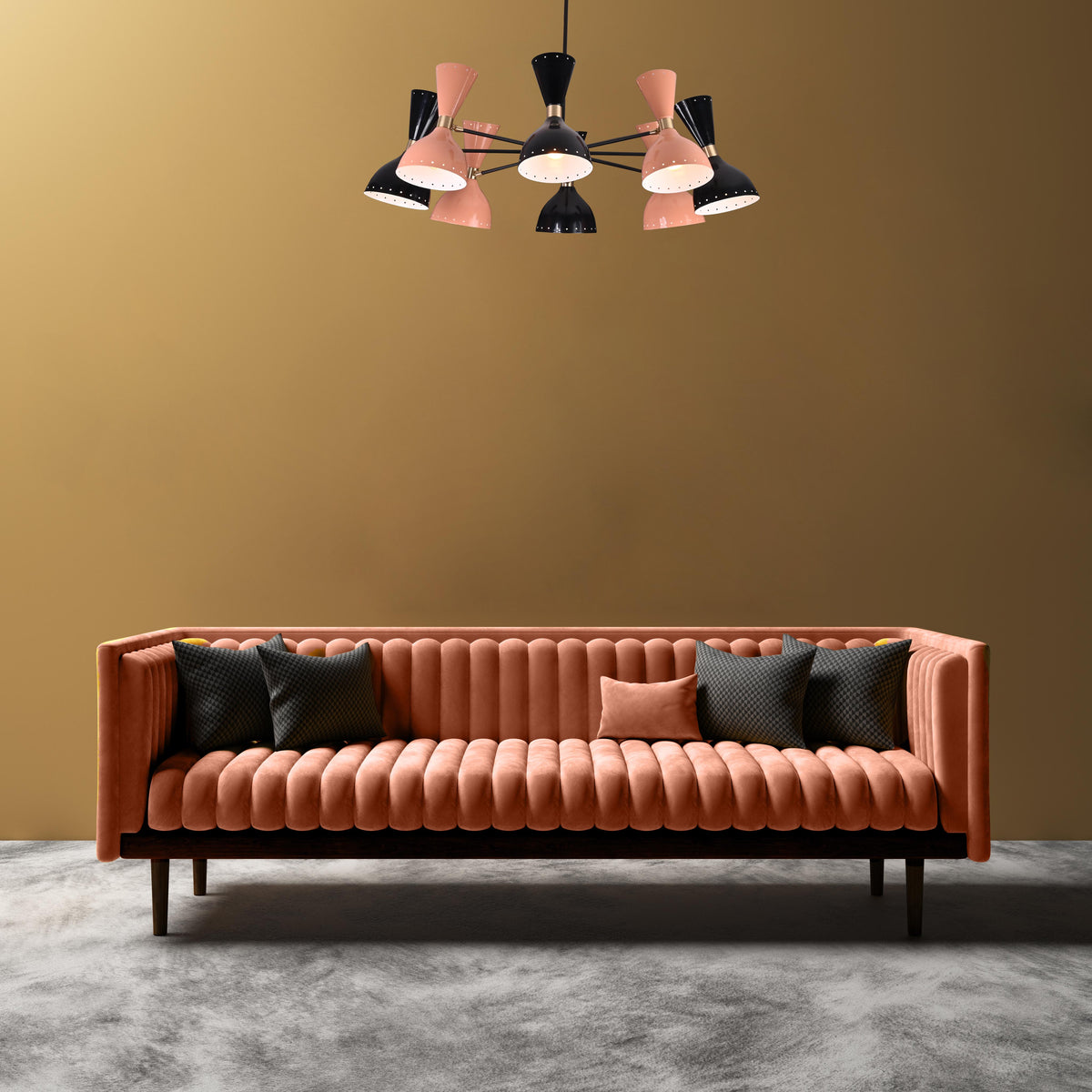 Lisbon Pivot - Diabolo Ceiling Chandelier - 16 Lights - 32219
