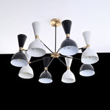 Tokyo Pivot - Diabolo Brass Chandelier - 16 Lights - 32221