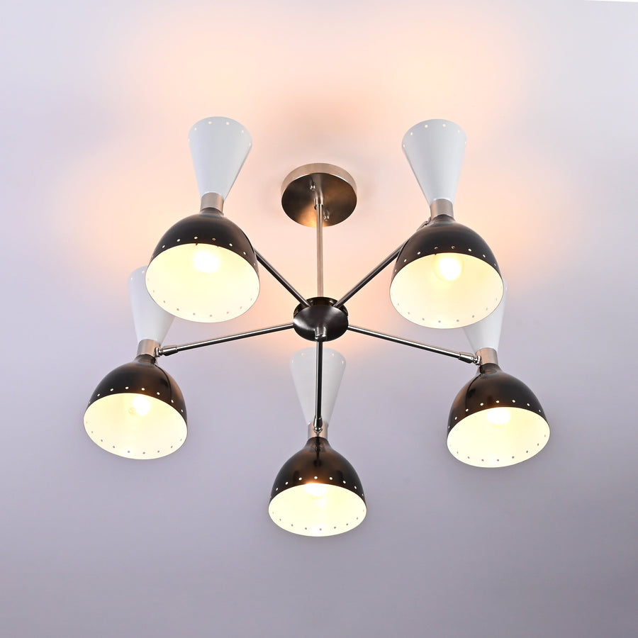 Barcelona Pivot - Diabolo Pendant Chandelier - 10 Lights - 32222