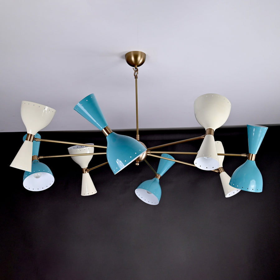 Copenhagen Pivot - Diabolo Chandelier - 16 Lights - 32226