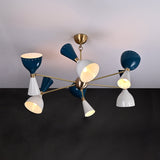 Copenhagen Pivot - Diabolo Mid-century Chandelier - 12 Lights - 32227