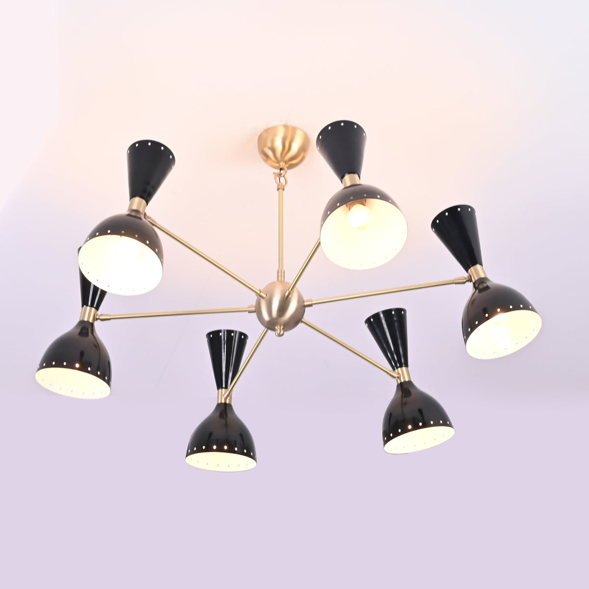 Rome Pivot - Diabolo Brass Chandelier - 12 Lights - 32231