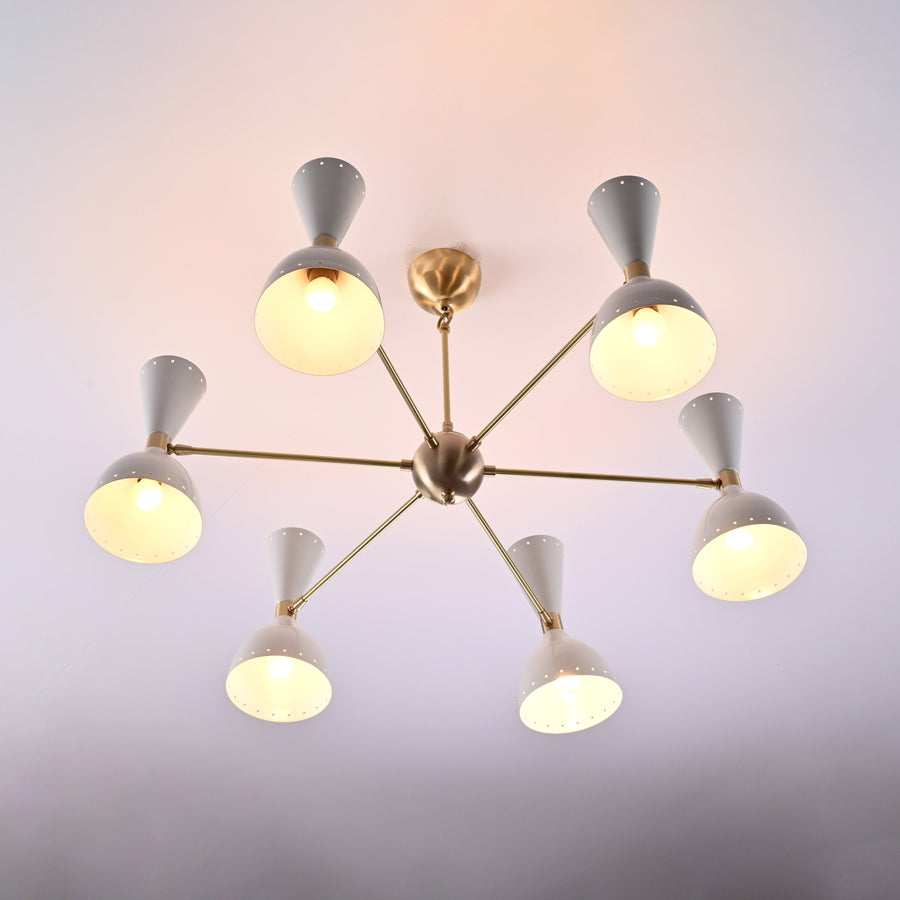 Stockholm Pivot - Diabolo Pendant Chandelier - 12 Lights - 32233