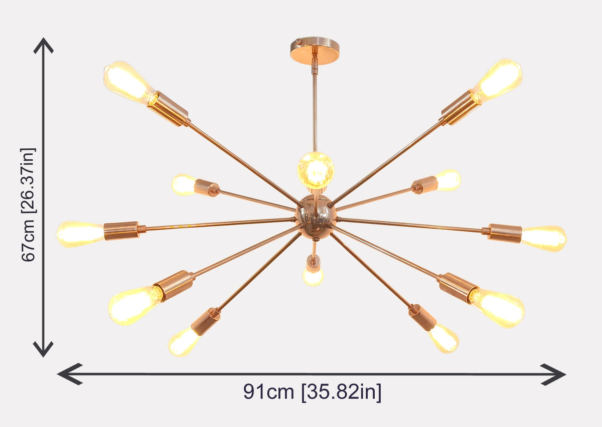 Copenhagen Nova - Ceiling Chandelier - 12 Lights - 32139