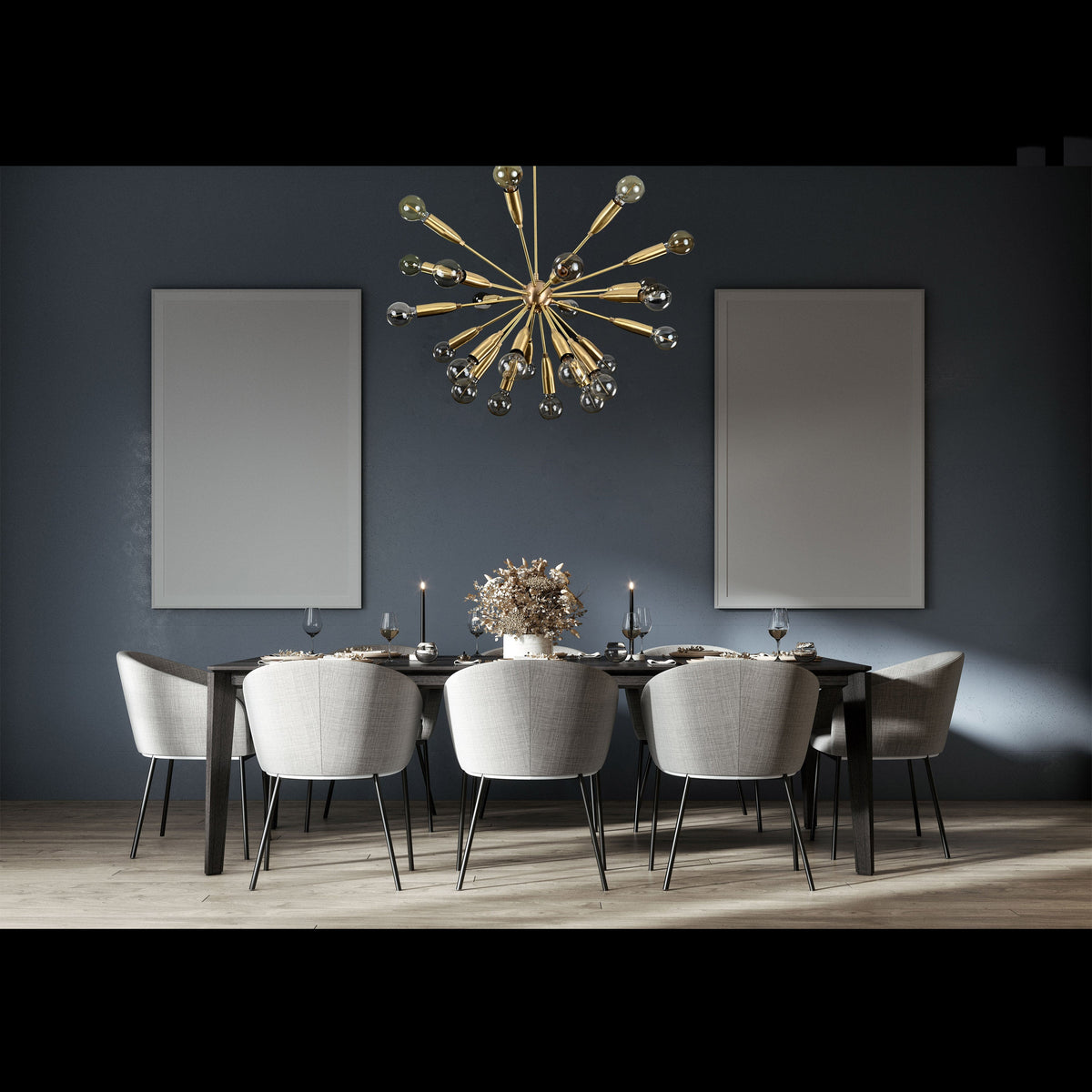 Berlin Nova - Brass Chandelier - 24 Lights - 32155