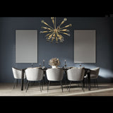 Berlin Nova - Brass Chandelier - 24 Lights - 32155