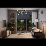 Cairo Nova - Brass Chandelier - 8 Lights - 32163