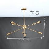 Zurich Nova - Chandelier - 8 Lights - 32167