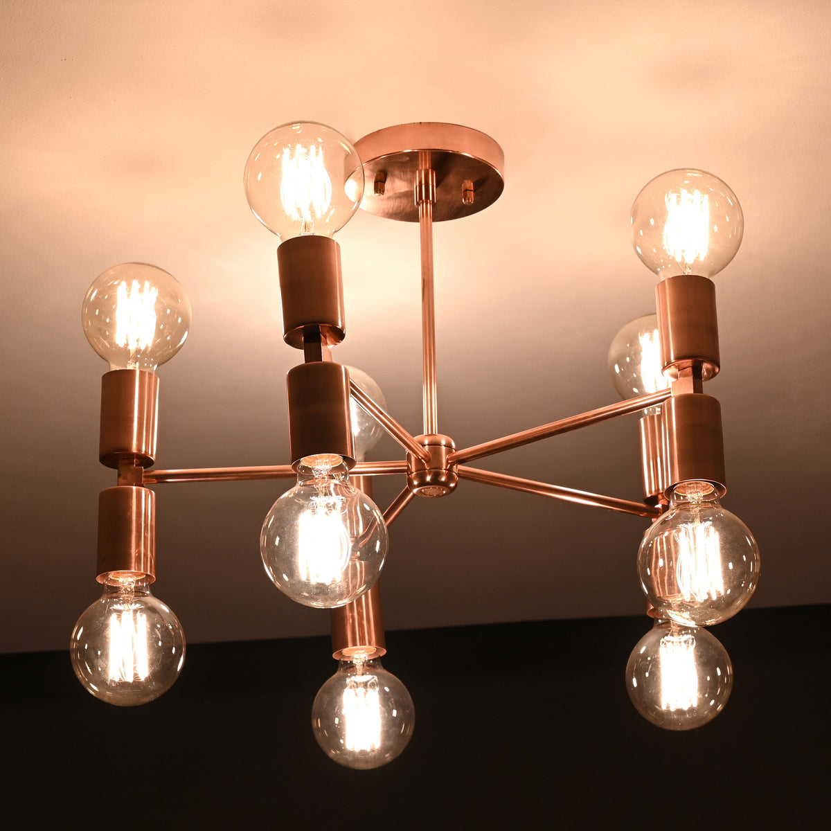 Stockholm Beacon Mid-century Chandelier - 10 Lights - 32179