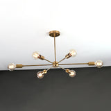 Tokyo Vector - Brass Chandelier - 6 Lights - 32191