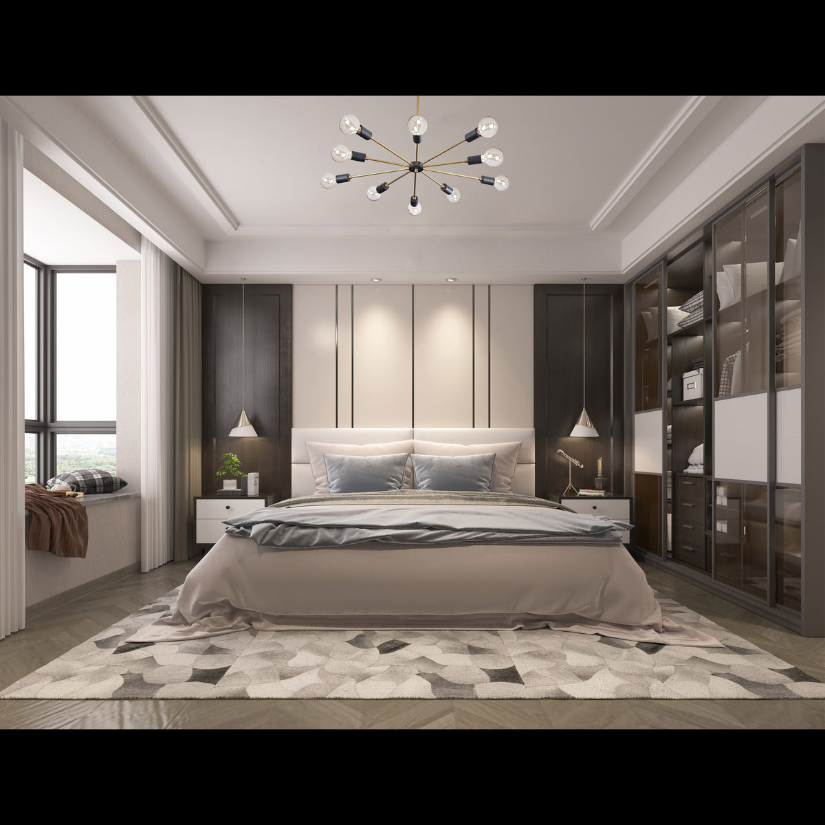 Cairo Vector - Pendant Chandelier - 10 Lights - 32198