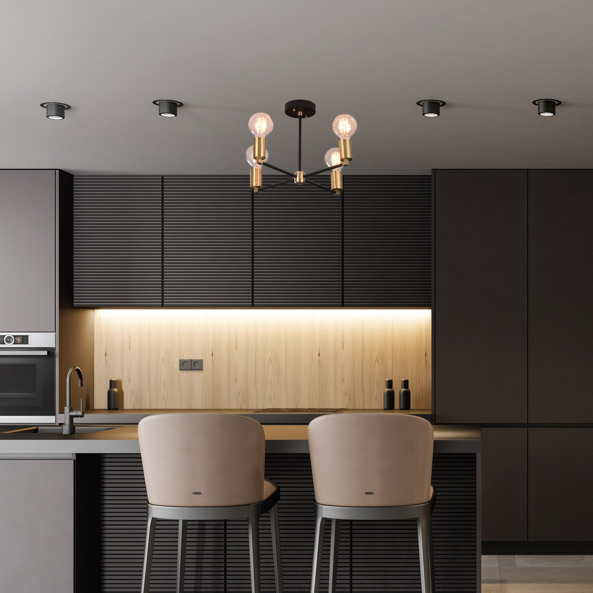 Tokyo Beacon - Ceiling Chandelier - 4 Lights - 32205