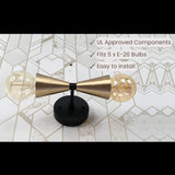 Milan Halo - Diabolo Wall Sconce - 8" - 32517