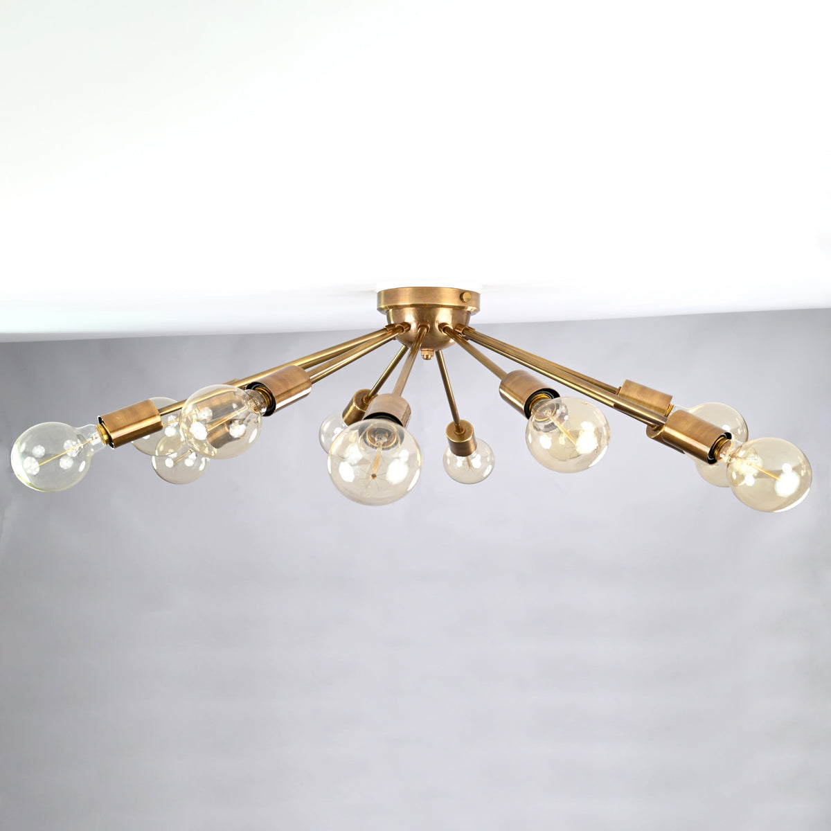 Milan Nova - Flush Mount Ceiling Chandelier - 12 Lights - 32152