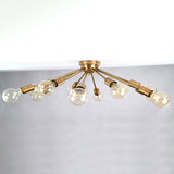 Milan Nova - Flush Mount Ceiling Chandelier - 12 Lights - 32152