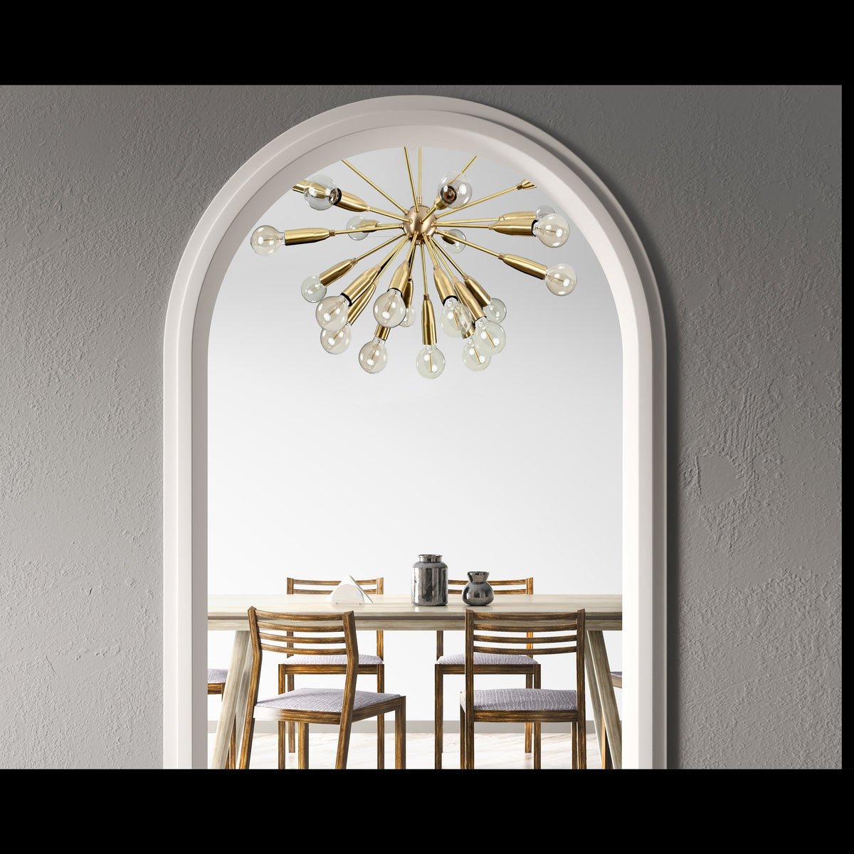 Berlin Nova - Brass Chandelier - 24 Lights - 32155