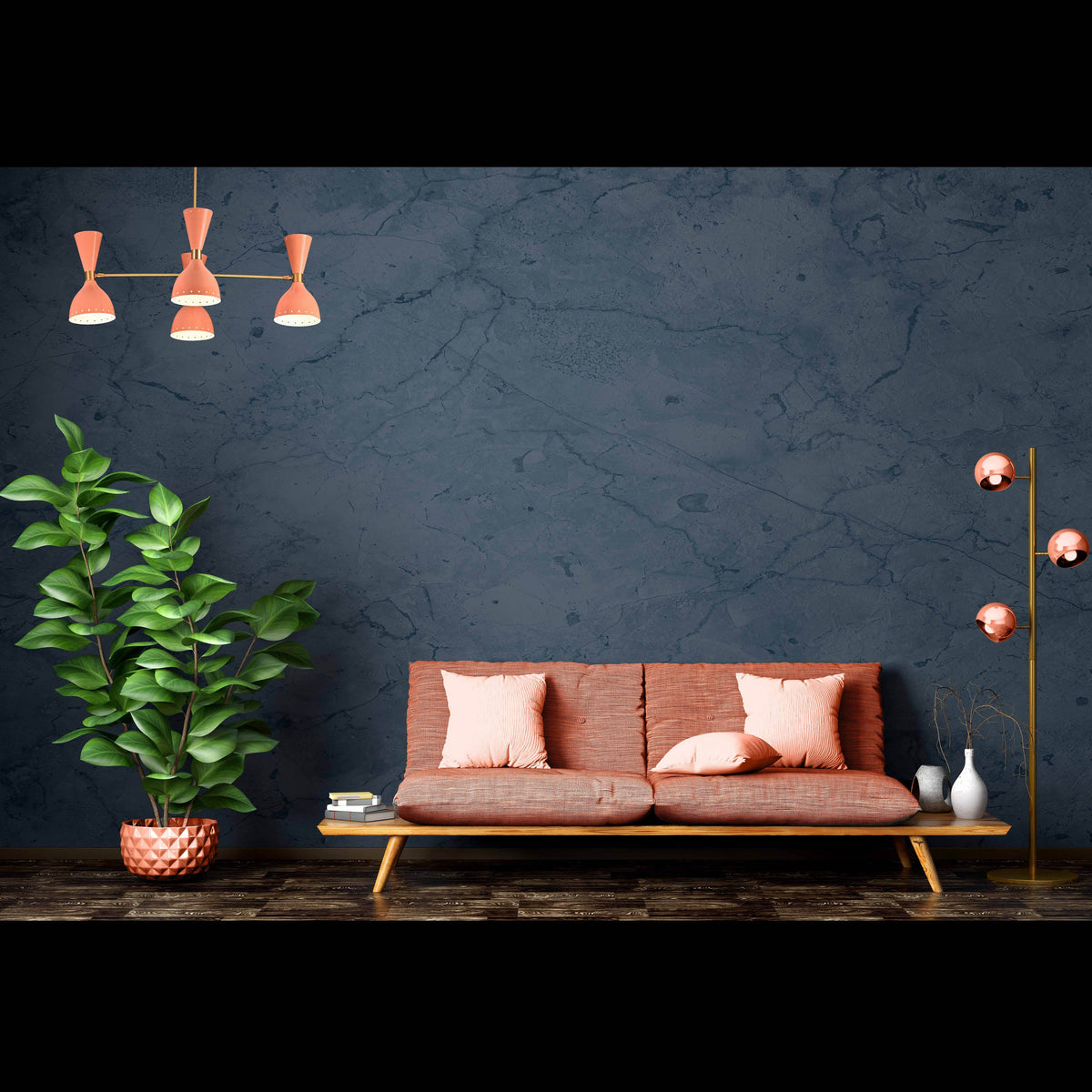Oslo Pivot - Diabolo Ceiling Chandelier - 8 Lights - 32225
