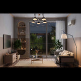 Barcelona Pivot - Diabolo Pendant Chandelier - 10 Lights - 32222