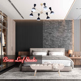 Rome Pivot - Diabolo Brass Chandelier - 12 Lights - 32231